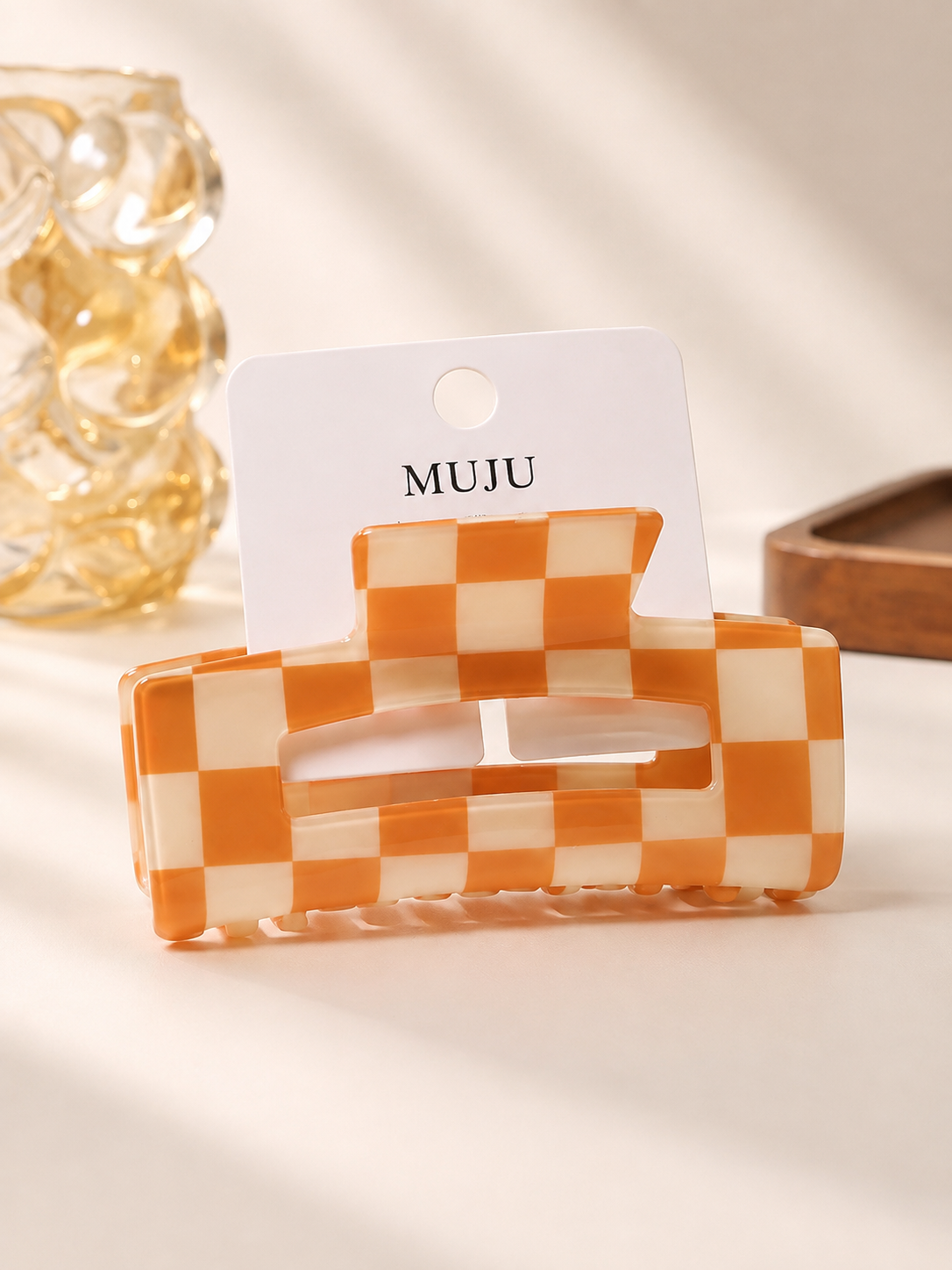 Checkered Claw Clip